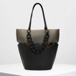 Charles & Keith Chunky Chain Tote Bag